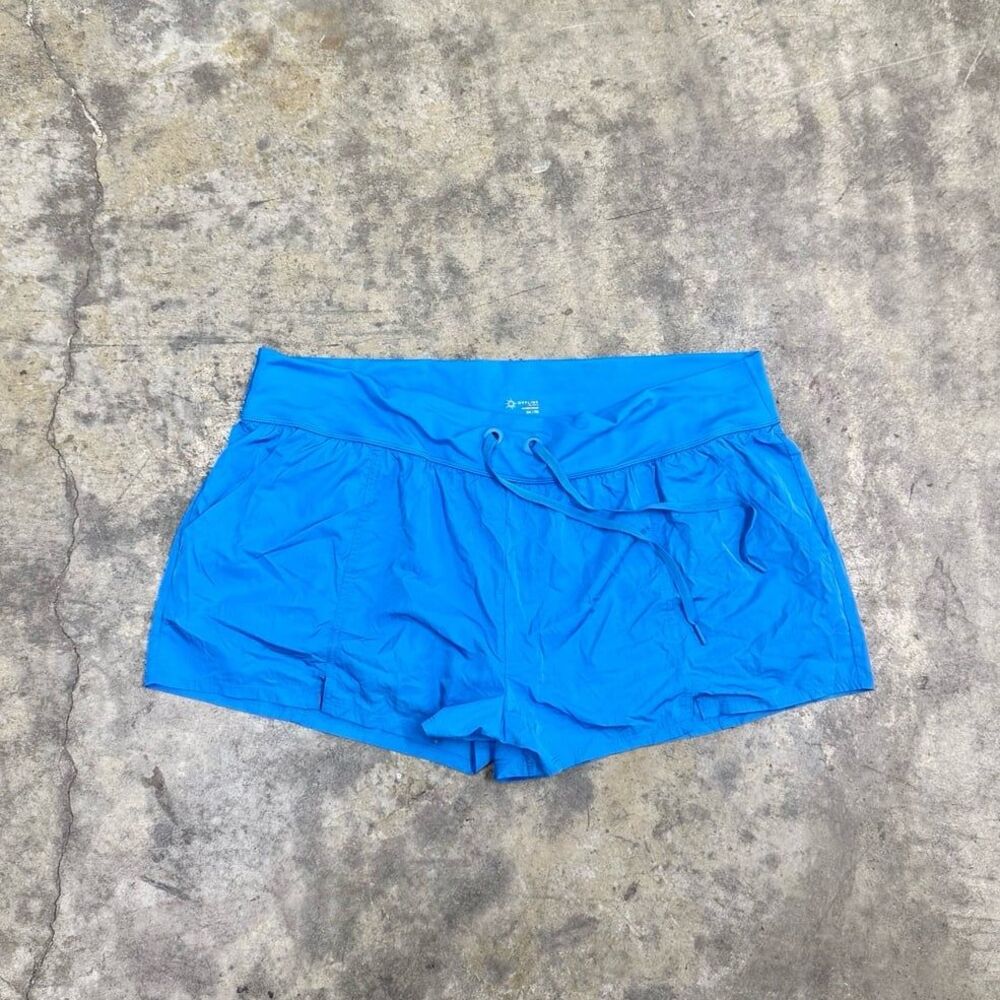 Aerie Offline the hugger bright blue shorts